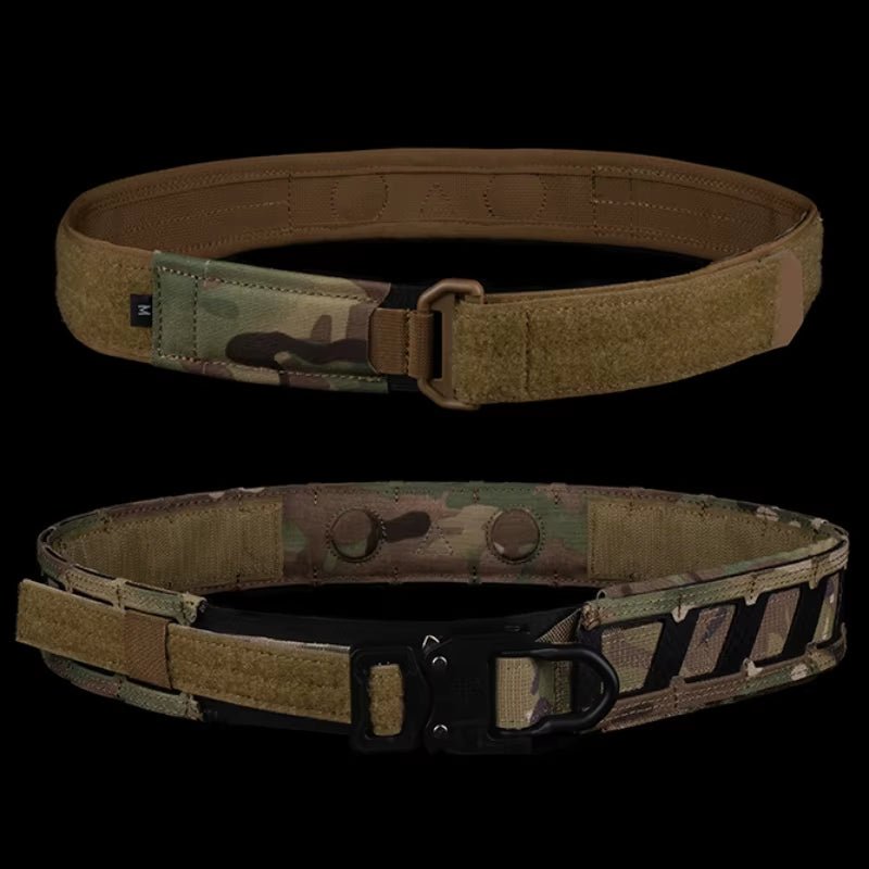 Signal & Steel Magnetic MOLLE Battle Belt – Double - Layer Tactical Belt System for Airsoft Loadouts - SignalAndSteel