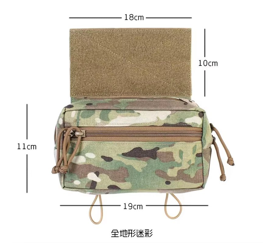 Signal & Steel MK3/MK4 Style Lower Utility Pouch – Modular Chest Rig Dangling Admin Pouch - SignalAndSteel