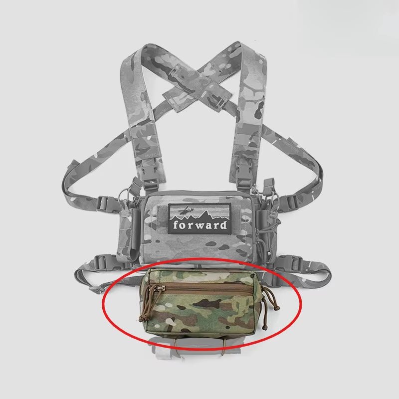 Signal & Steel MK3/MK4 Style Lower Utility Pouch – Modular Chest Rig Dangling Admin Pouch - SignalAndSteel