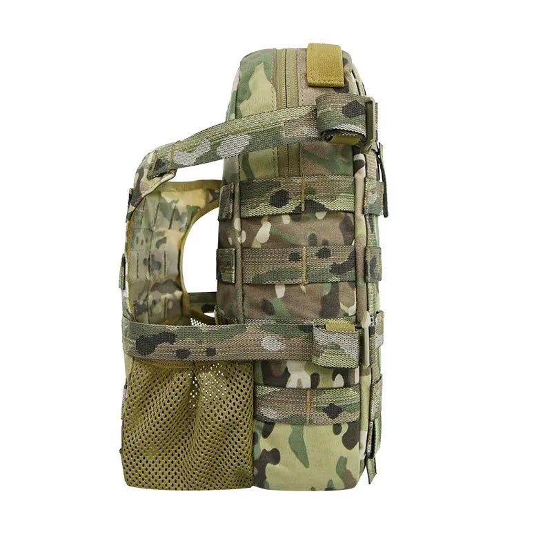 Signal & Steel MOLLE Expansion Backpack – Tactical Plate Carrier Pack with Hydration Storage (7L) - SignalAndSteel