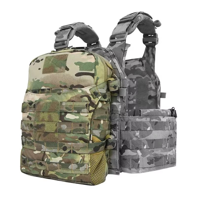 Signal & Steel MOLLE Expansion Backpack – Tactical Plate Carrier Pack with Hydration Storage (7L) - SignalAndSteel