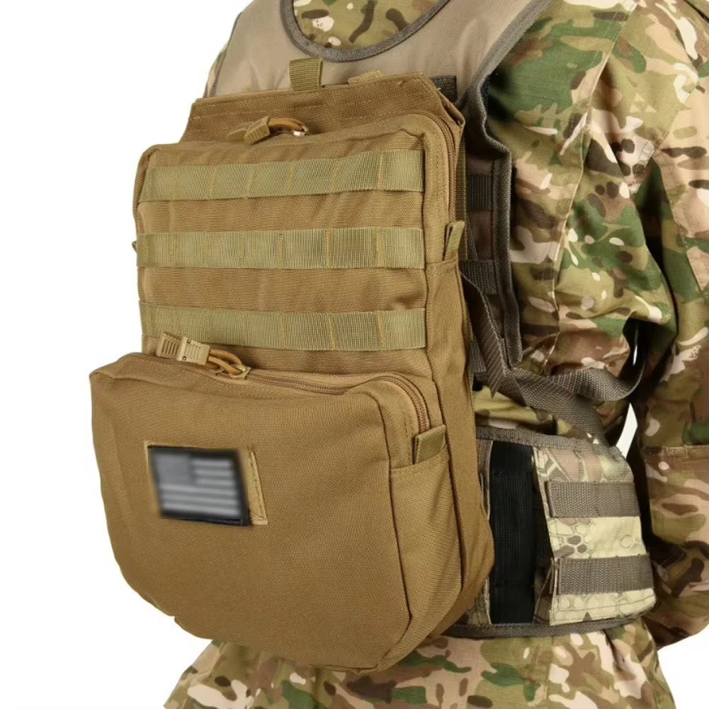 Signal & Steel MOLLE Hydration Backpack – Tactical Plate Carrier Water ...