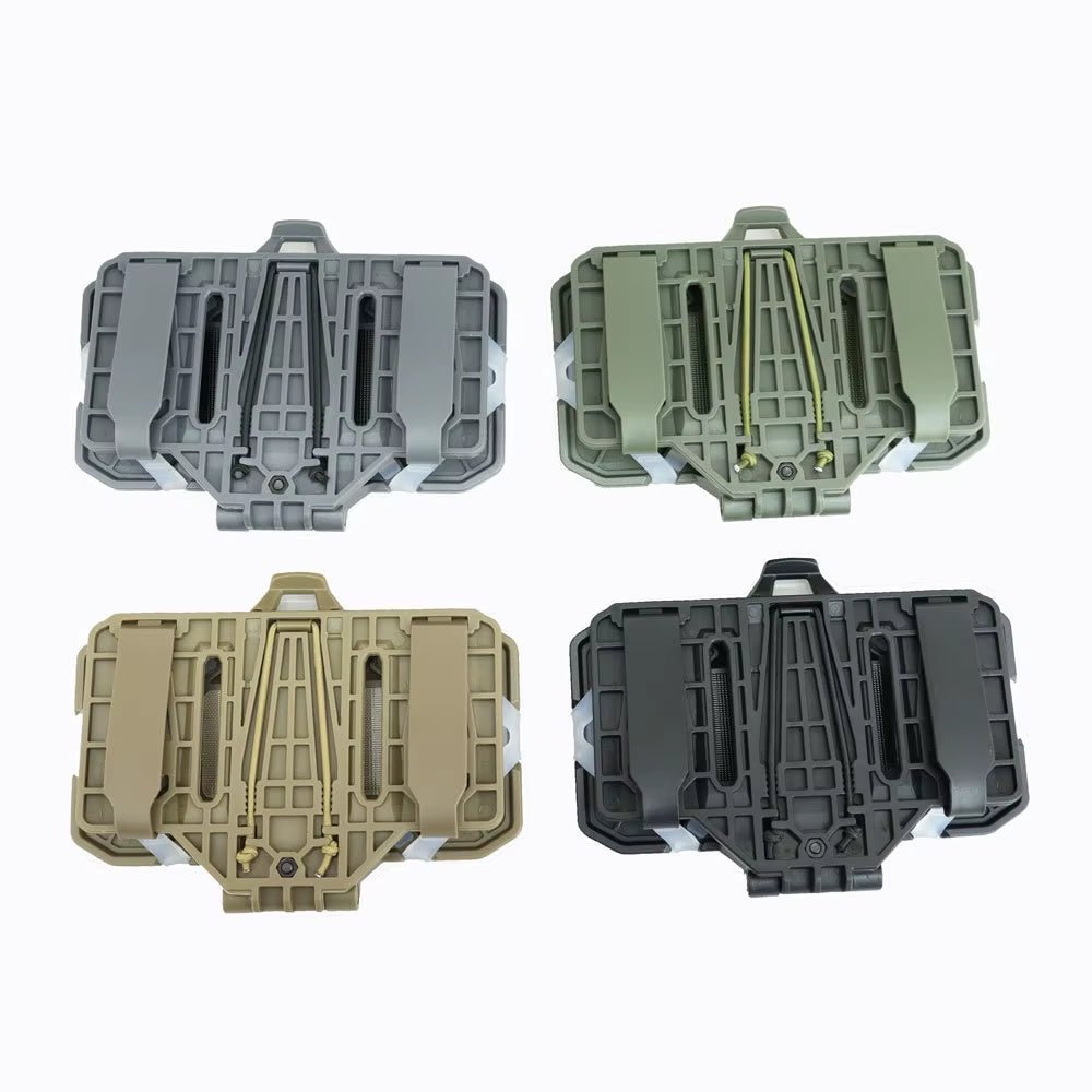 Signal & Steel MOLLE Navigation Phone Mount – Tactical Chest Rig Map & Phone Holder (Foldable Admin Panel) - SignalAndSteel