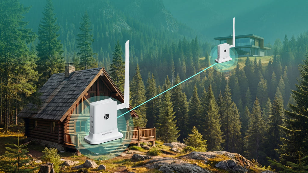 Signal & Steel OpenMANET HaLow Mesh Radio – Off - Grid Private Communications Node (915MHz Long - Range, Pre - Flashed) - SignalAndSteel