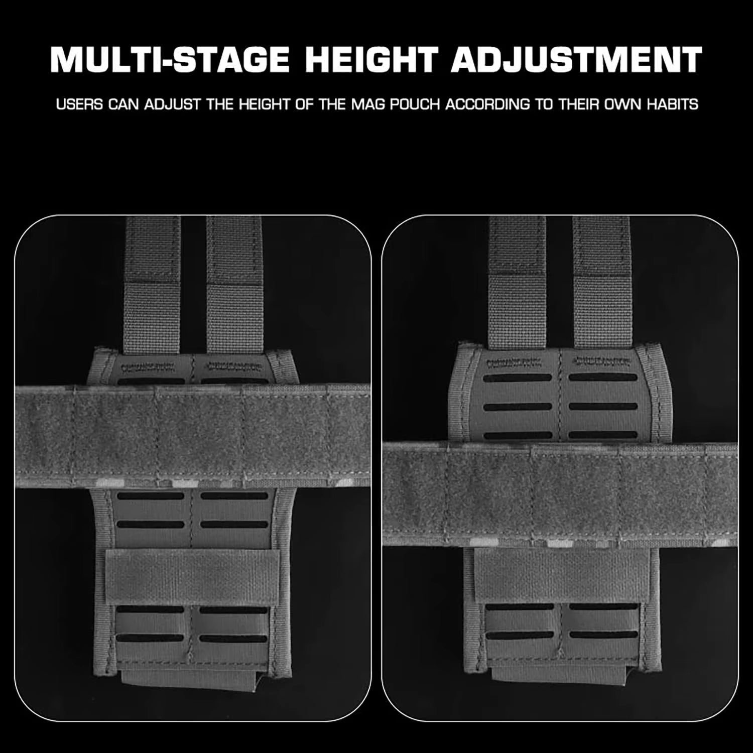 Signal & Steel Pince Single 5.56 Mag Pouch – Low Profile MOLLE Rifle Magazine Holder - SignalAndSteel