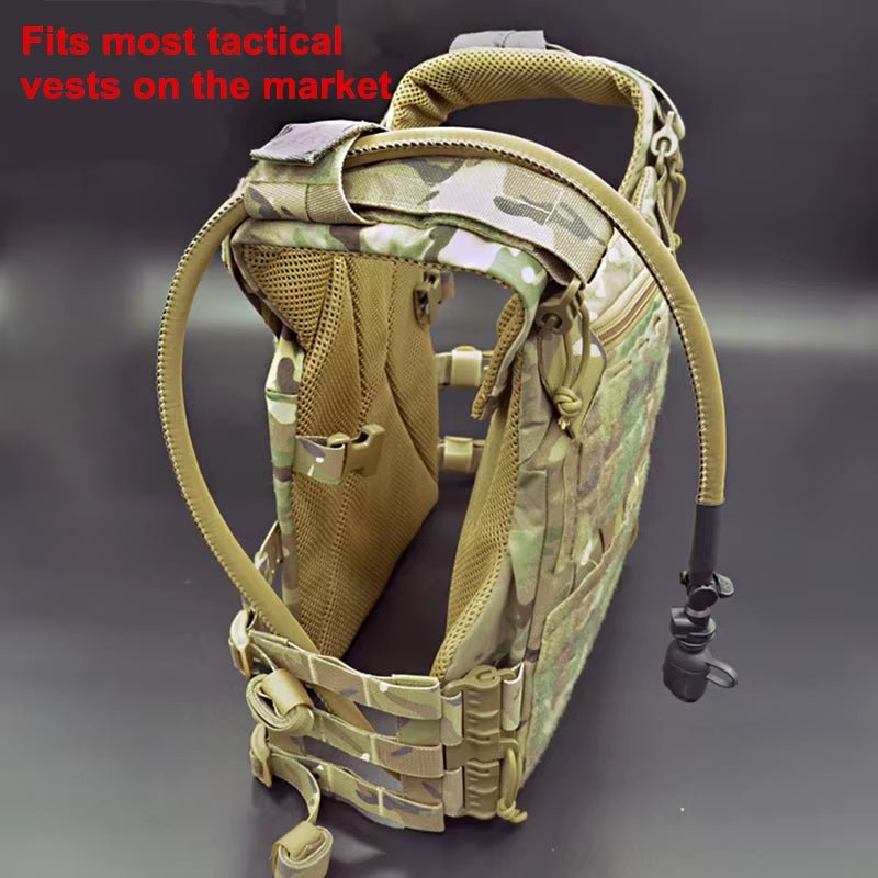 Signal & Steel Plate Carrier Hydration Plate – 1.5L Tactical Water Reservoir with Drink Tube - SignalAndSteel
