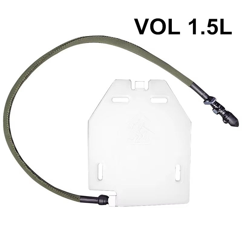 Signal & Steel Plate Carrier Hydration Plate – 1.5L Tactical Water Reservoir with Drink Tube - SignalAndSteel