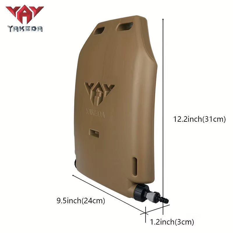 Signal & Steel Plate - Shaped Hydration Reservoir – 1.75L Tactical Water Plate for Plate Carriers - SignalAndSteel