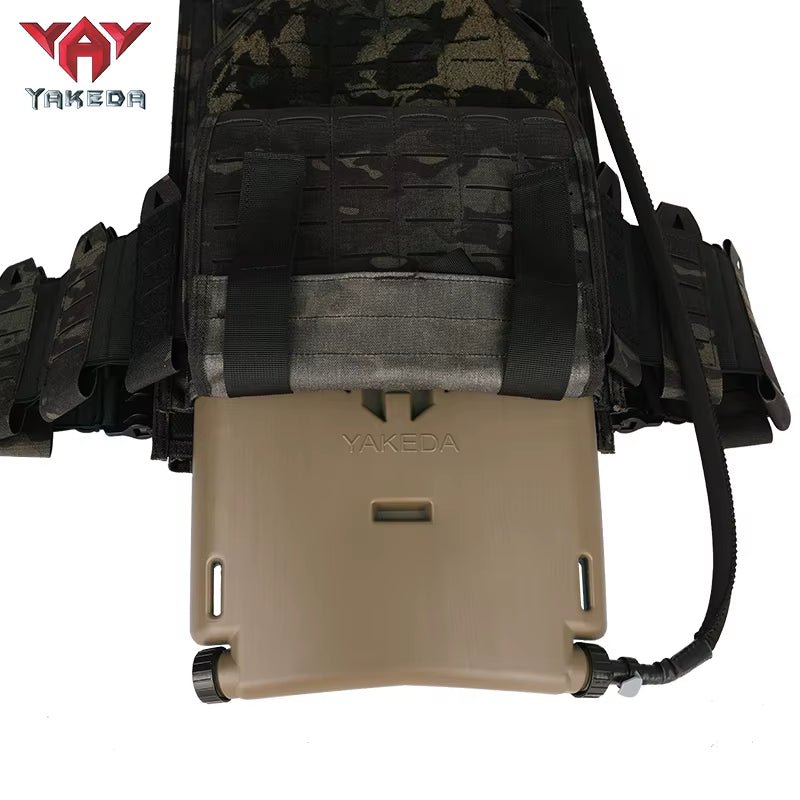 Signal & Steel Plate - Shaped Hydration Reservoir – 1.75L Tactical Water Plate for Plate Carriers - SignalAndSteel