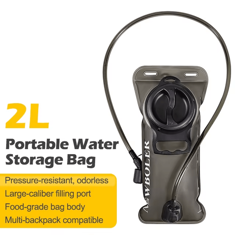 Signal & Steel Tactical Hydration Reservoir – 1.5L / 2L / 3L Water Bladder with Quick - Release Hose - SignalAndSteel