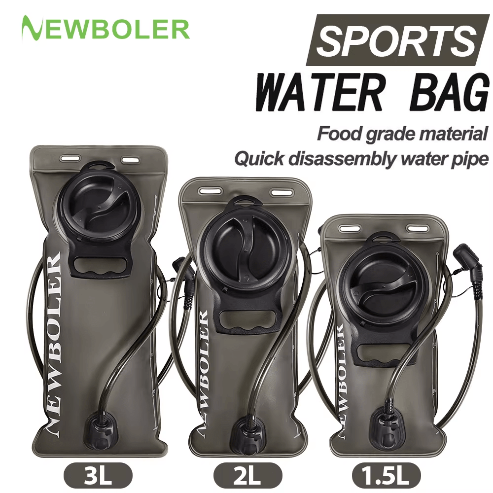 Signal & Steel Tactical Hydration Reservoir – 1.5L / 2L / 3L Water Bladder with Quick - Release Hose - SignalAndSteel