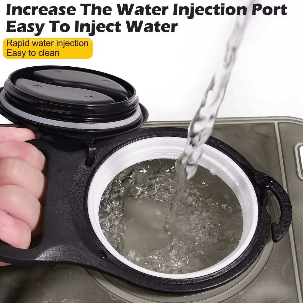 Signal & Steel Tactical Hydration Reservoir – 1.5L / 2L / 3L Water Bladder with Quick - Release Hose - SignalAndSteel
