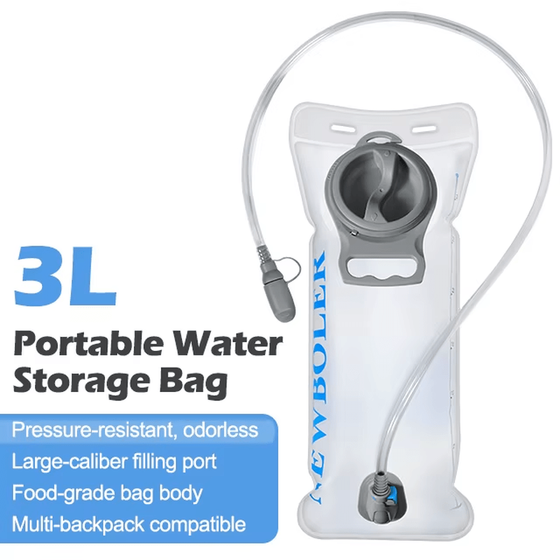 Signal & Steel Tactical Hydration Reservoir – 1.5L / 2L / 3L Water Bladder with Quick - Release Hose - SignalAndSteel