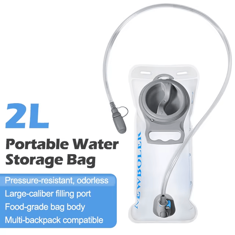Signal & Steel Tactical Hydration Reservoir – 1.5L / 2L / 3L Water Bladder with Quick - Release Hose - SignalAndSteel