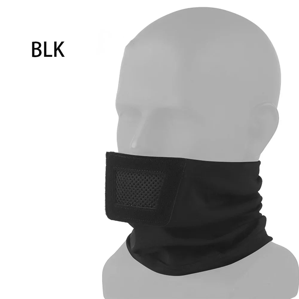 Tactical Half Face Mask Knight Mask Windproof Breathable Face Headgear for Hiking Cycling Wargame Shooting Hunting Accessories - SignalAndSteel
